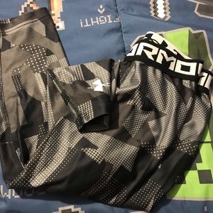 Boys under armour heat gear leggings